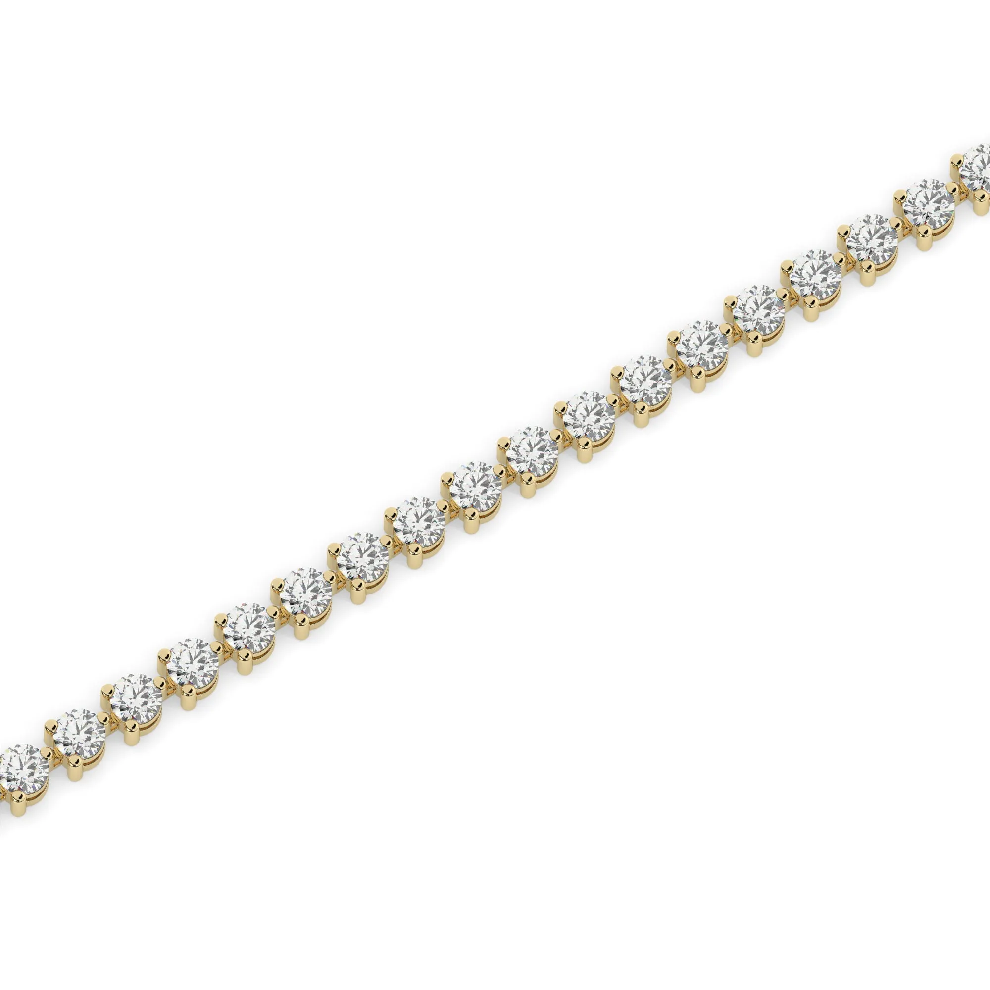 Three Prong Tennis Bracelet