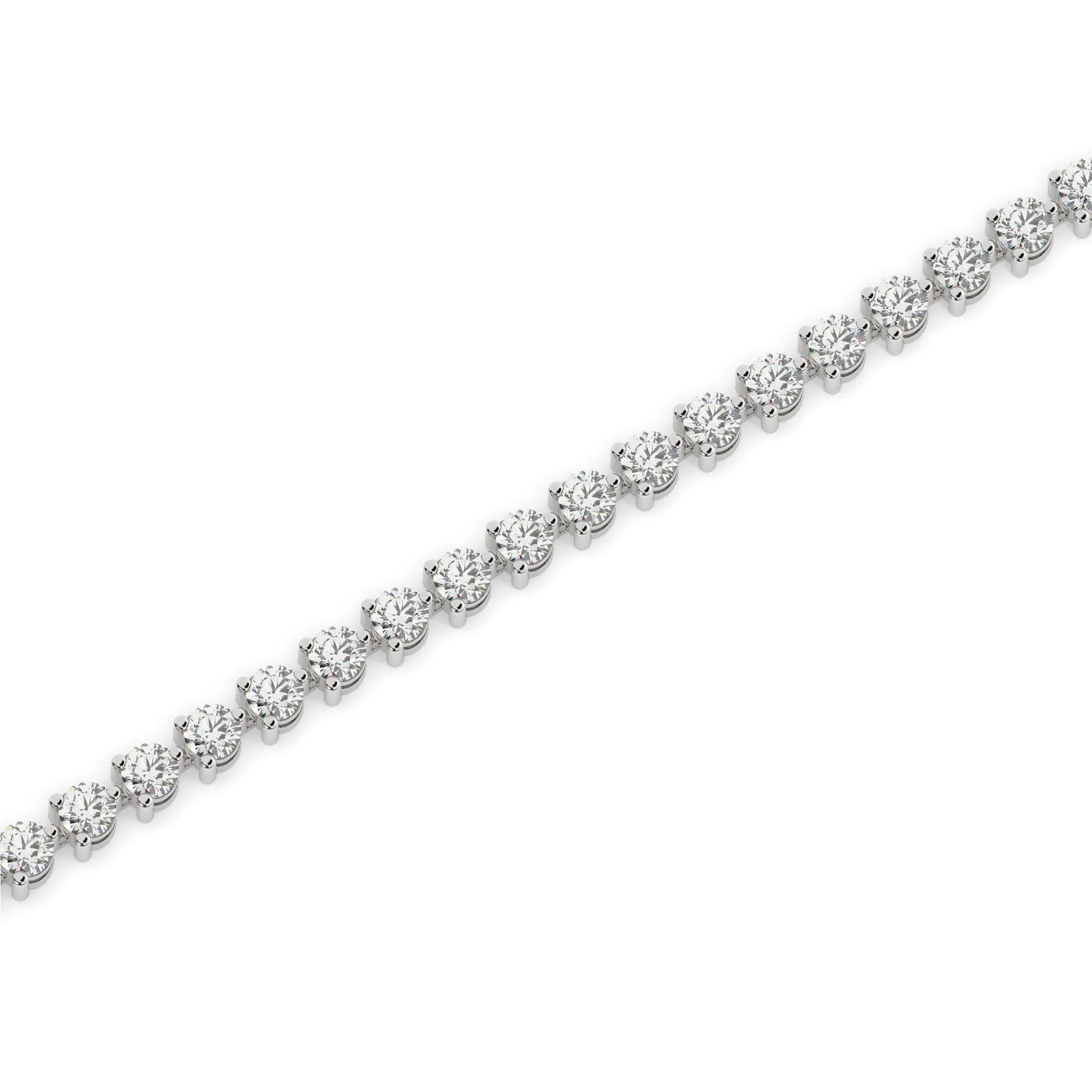 Three Prong Tennis Bracelet