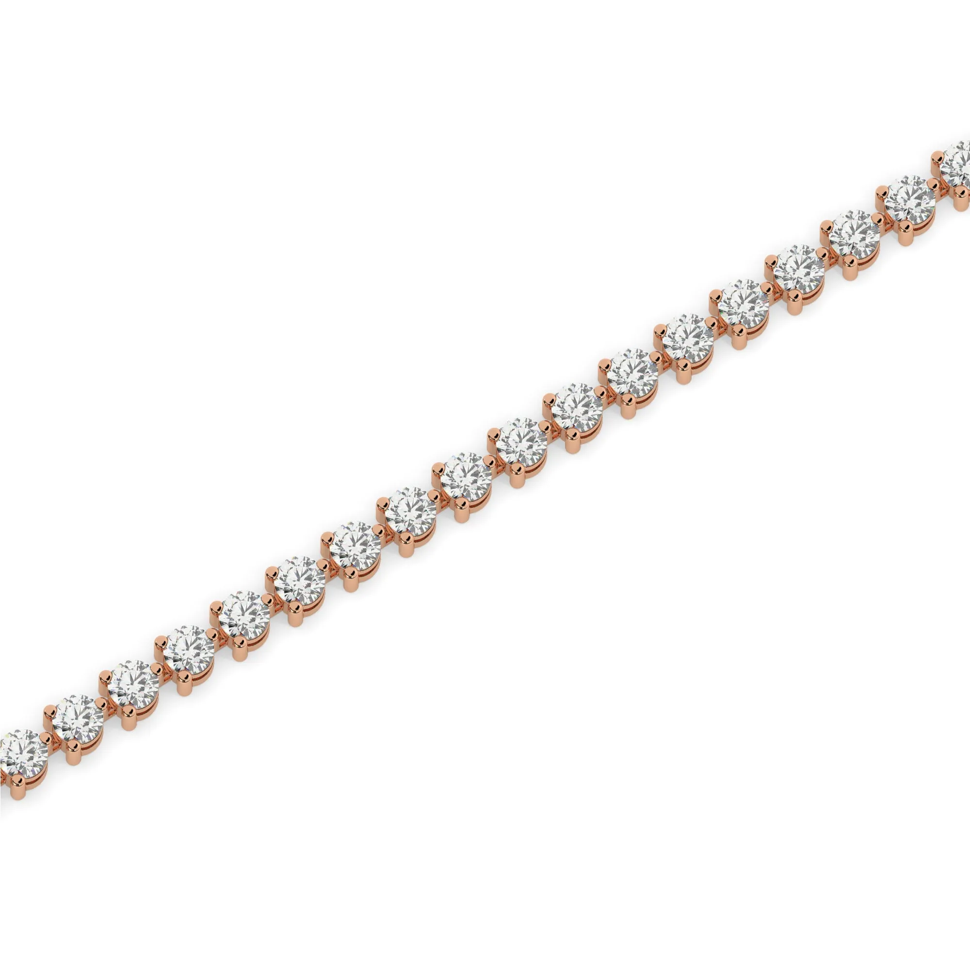 Three Prong Tennis Bracelet