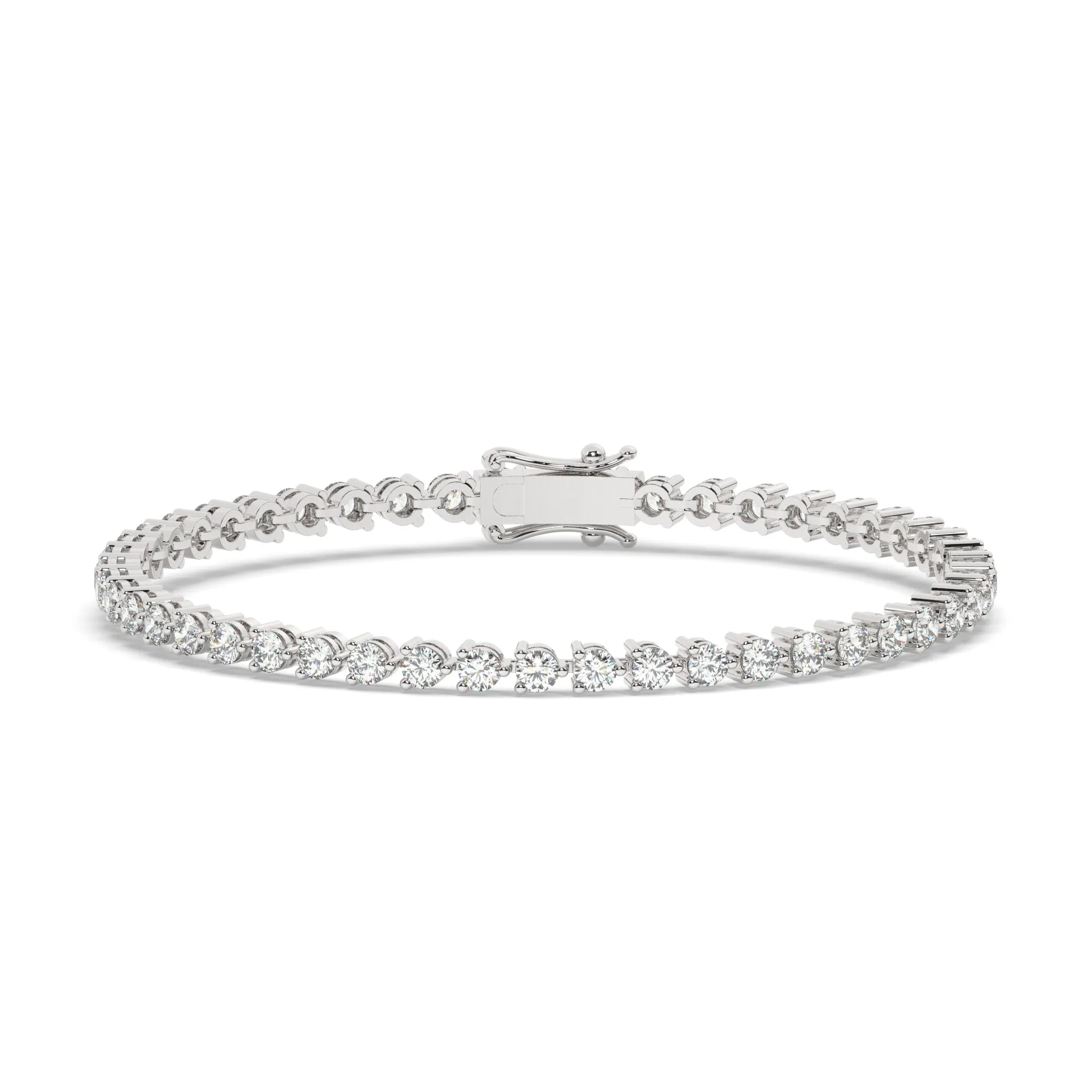 Three Prong Tennis Bracelet