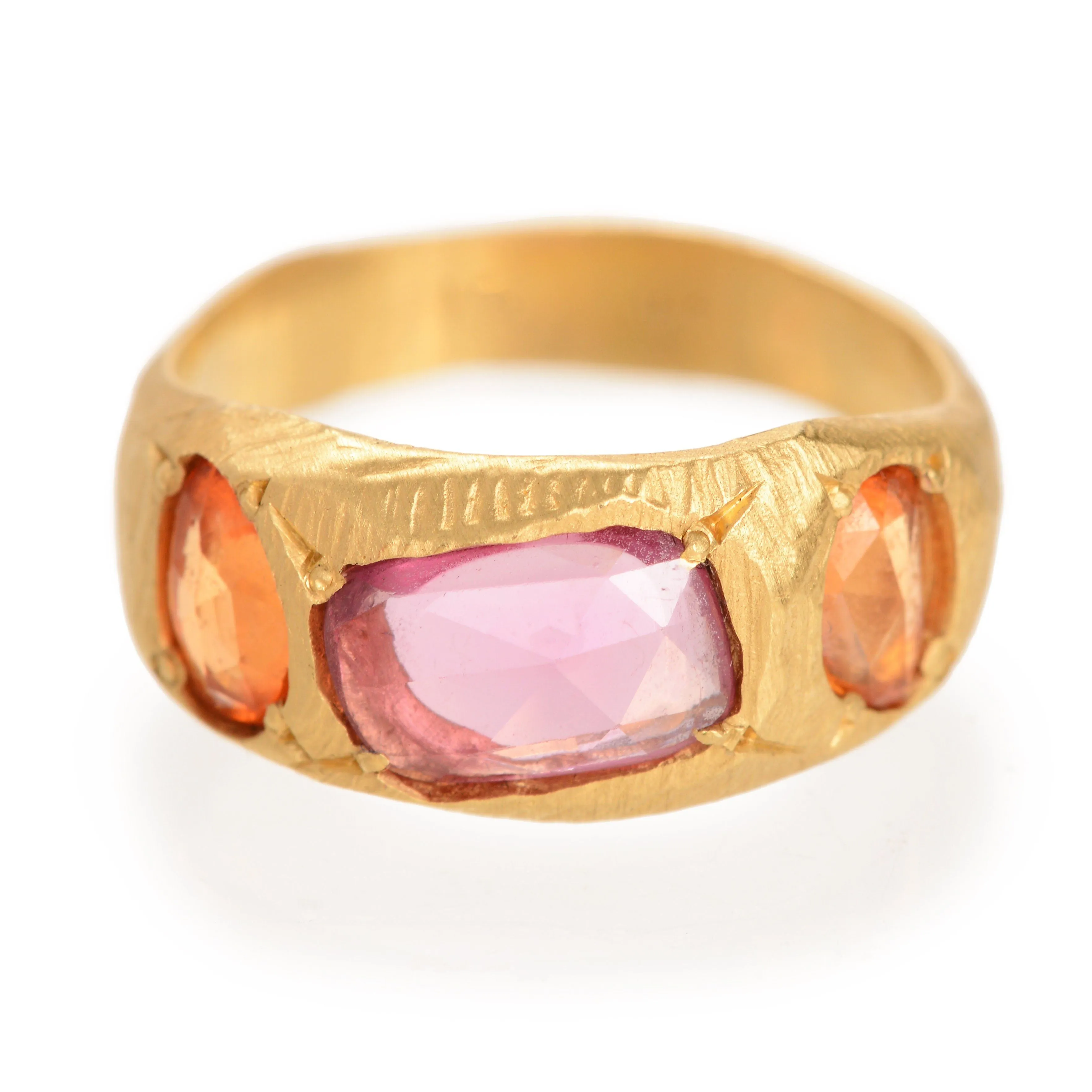 Three Sapphire Ring, 18K