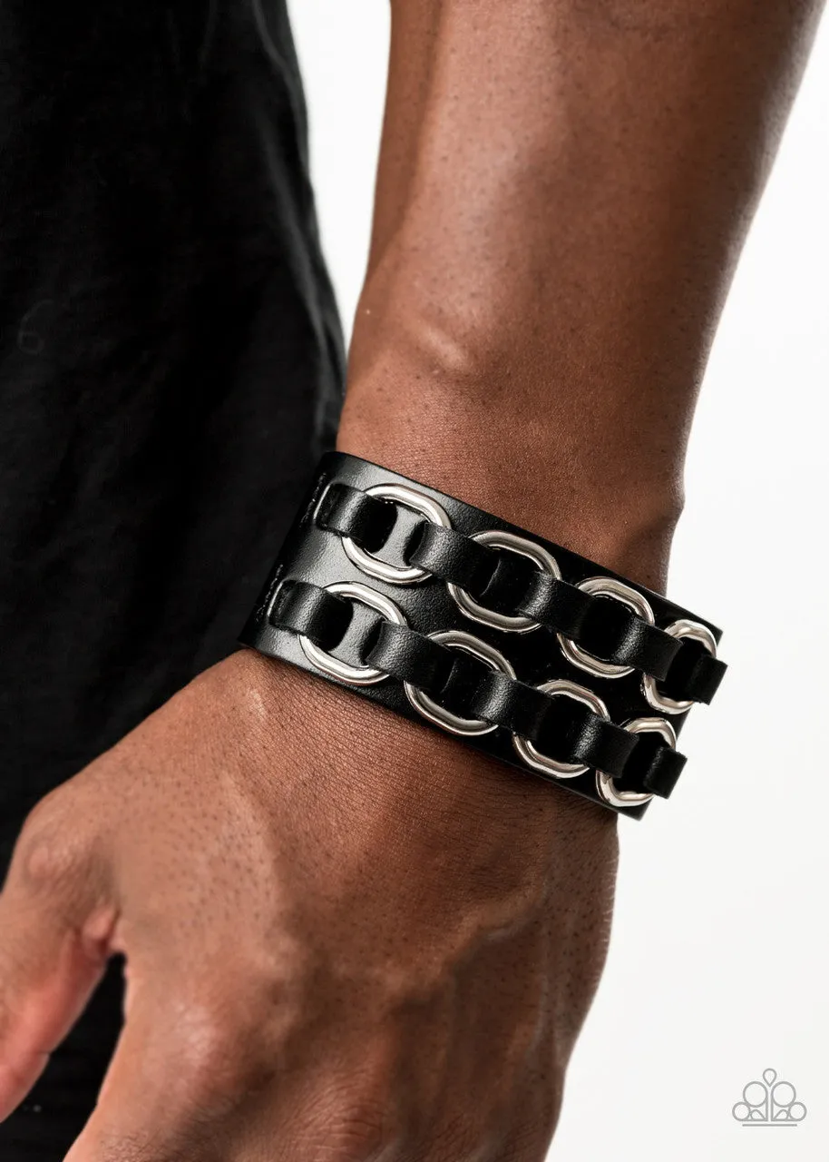 Throttle It Out Black Paparazzi Bracelet