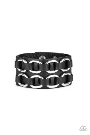 Throttle It Out Black Paparazzi Bracelet