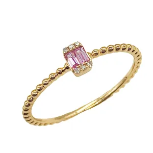 Tilly Pink Sapphire Ring