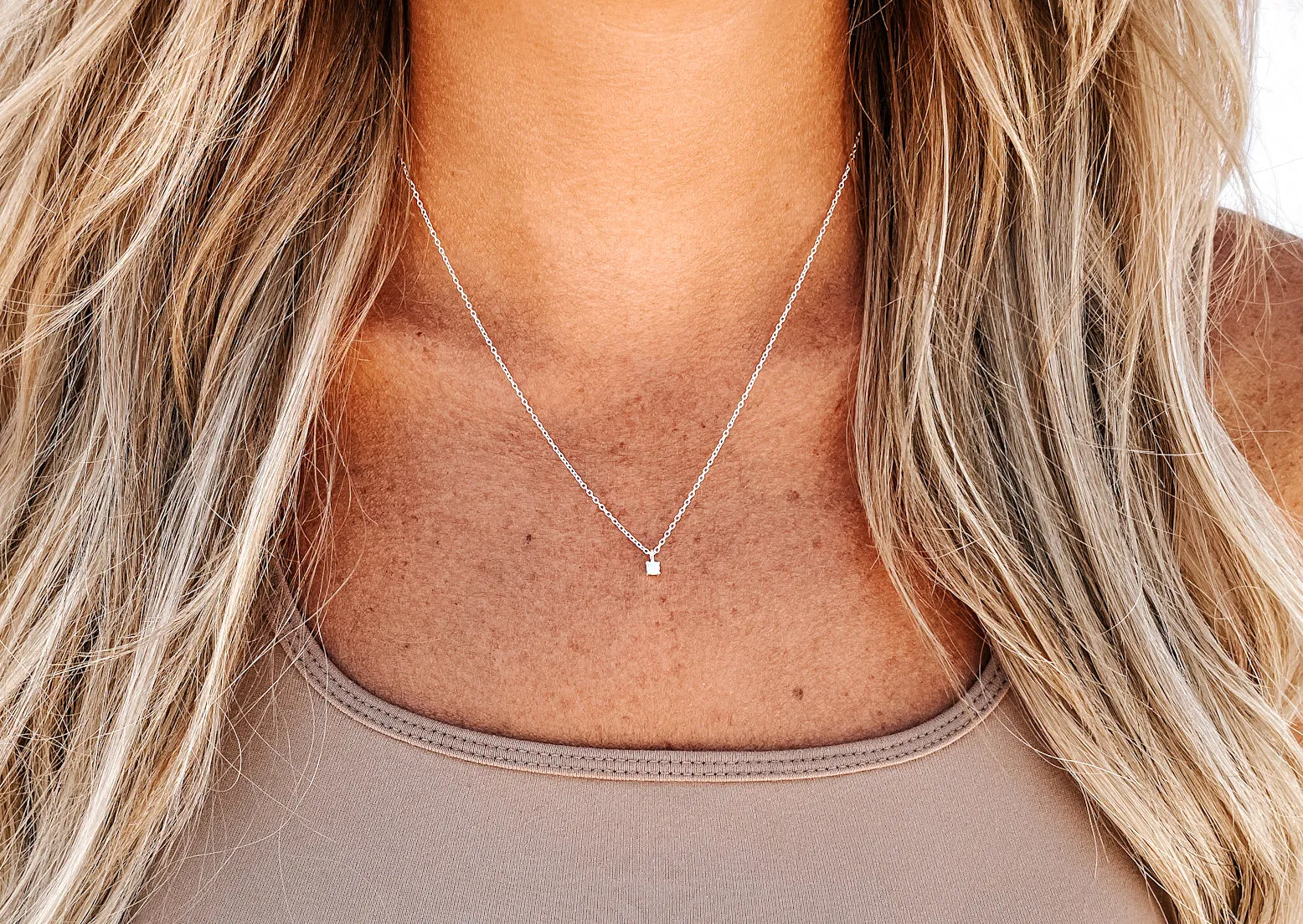 Tiny Opal Necklace