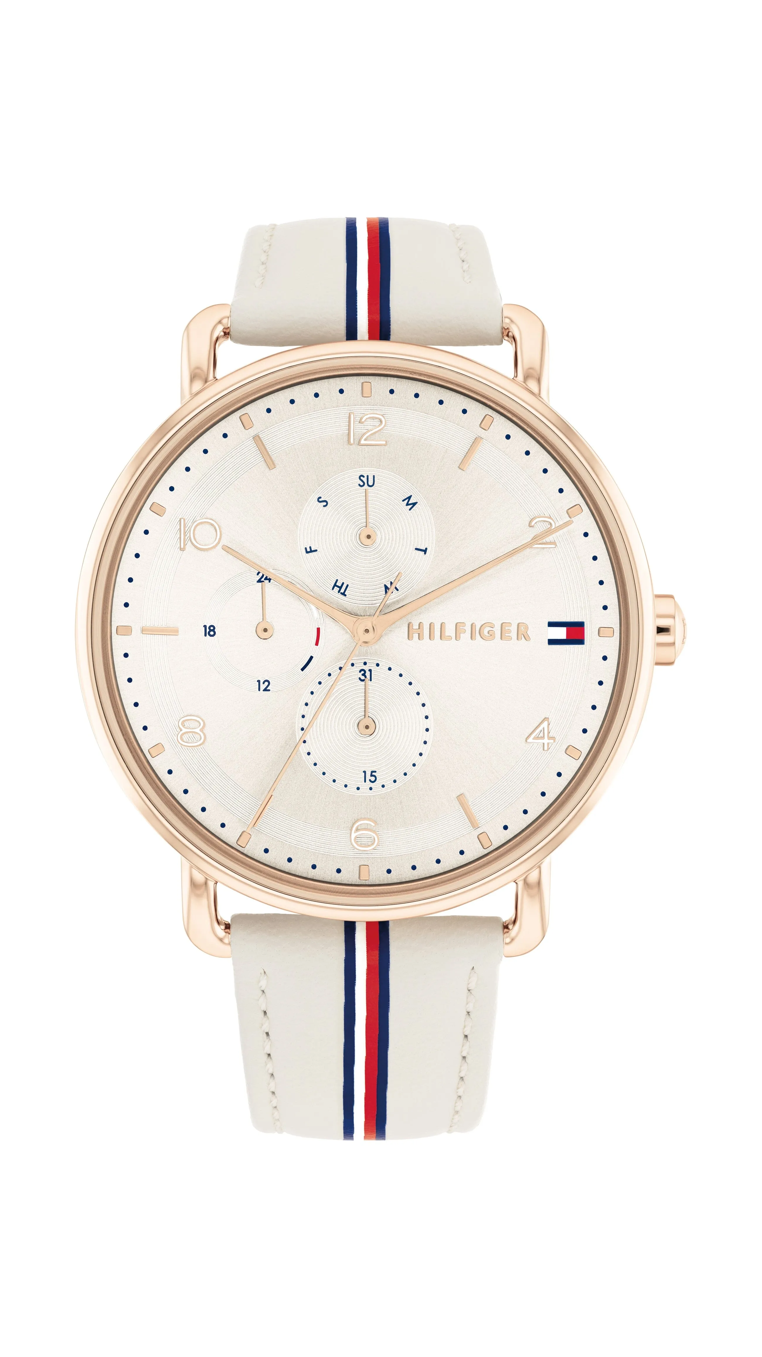 Tommy Hilfiger Lily Beige Leather Beige Dial Ladies Watch 1782659