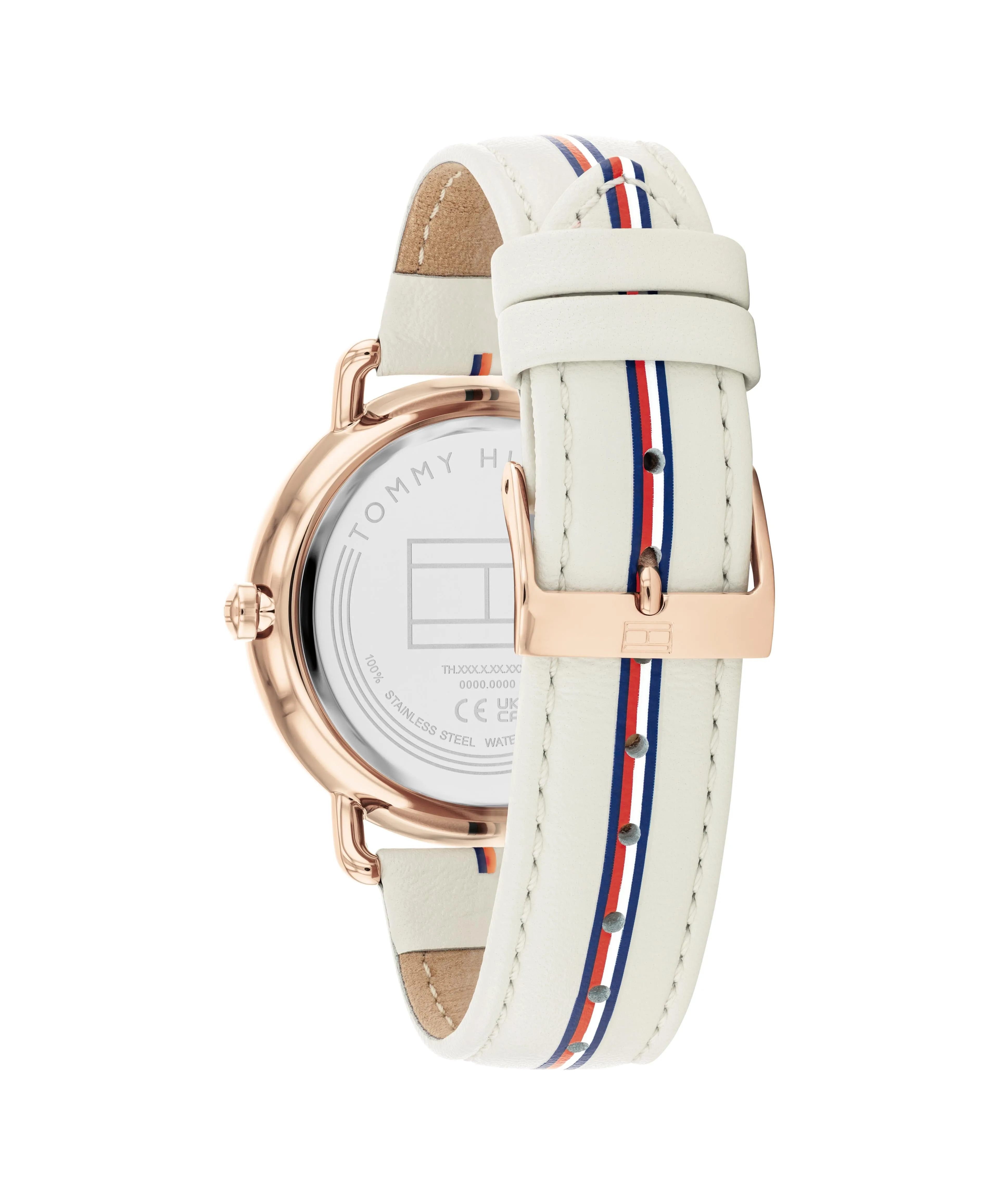 Tommy Hilfiger Lily Beige Leather Beige Dial Ladies Watch 1782659