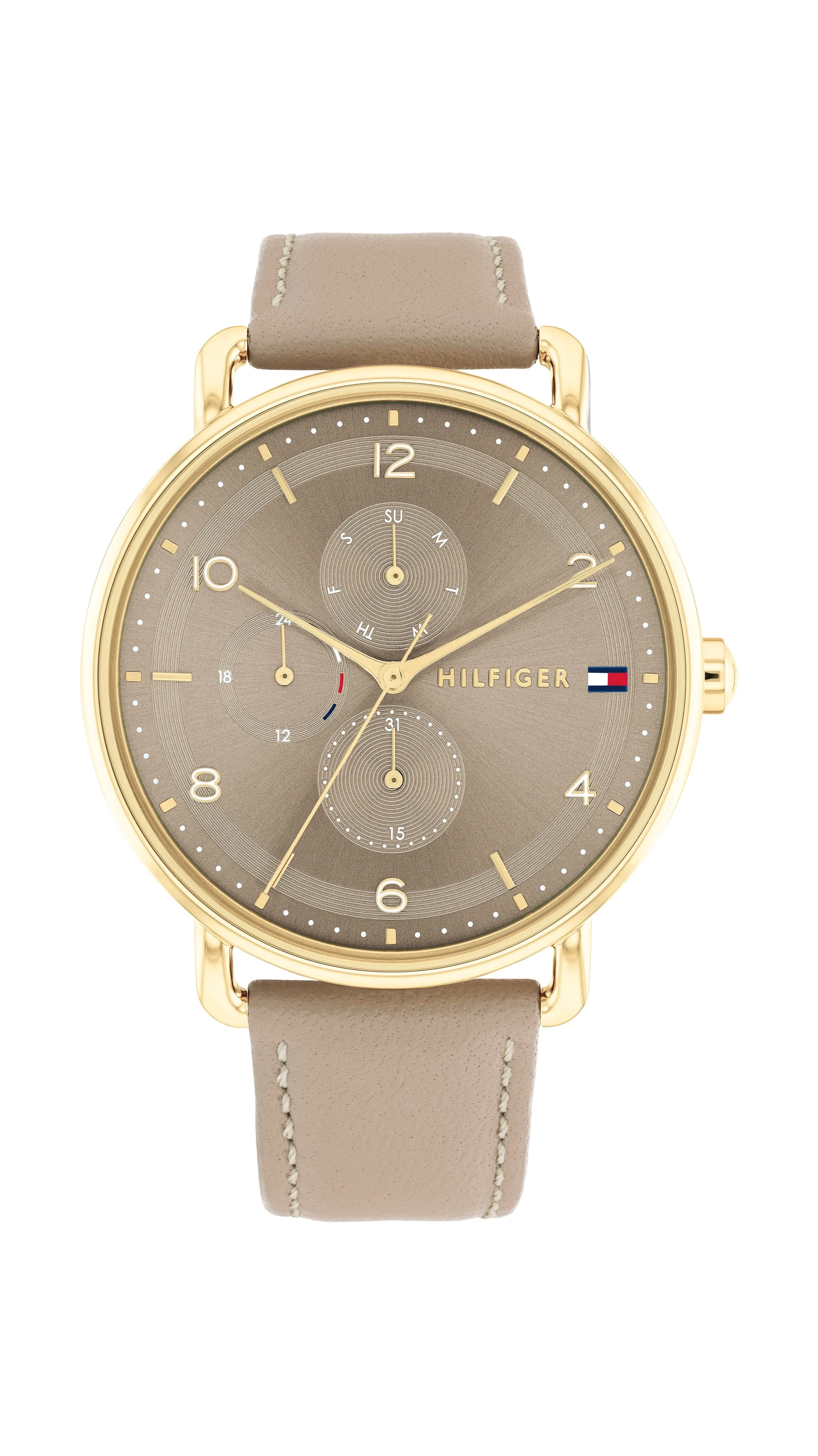 Tommy Hilfiger Lily Beige Leather Beige Dial Ladies Watch 1782661