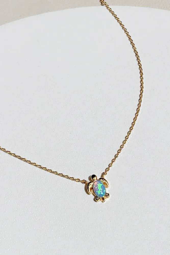 Tortoise Opal Necklace
