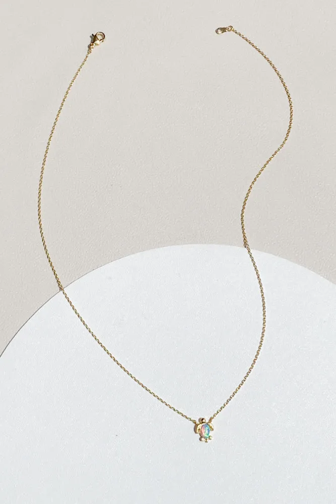 Tortoise Opal Necklace