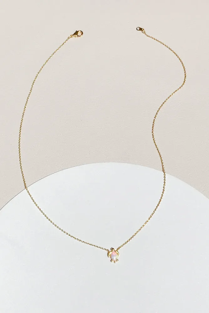 Tortoise Opal Necklace