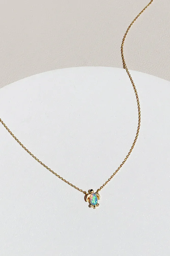 Tortoise Opal Necklace