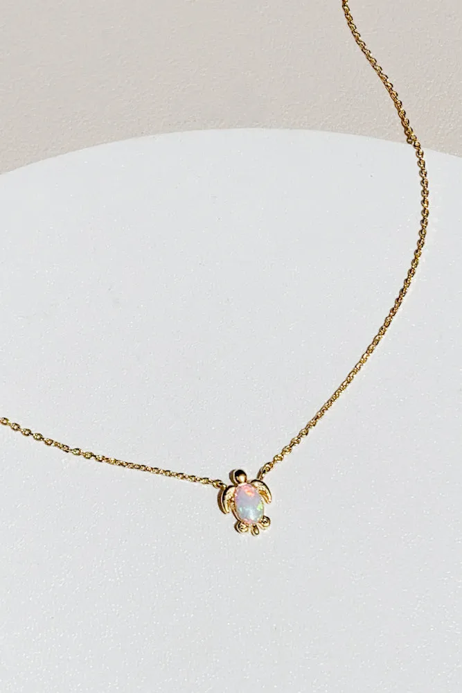 Tortoise Opal Necklace