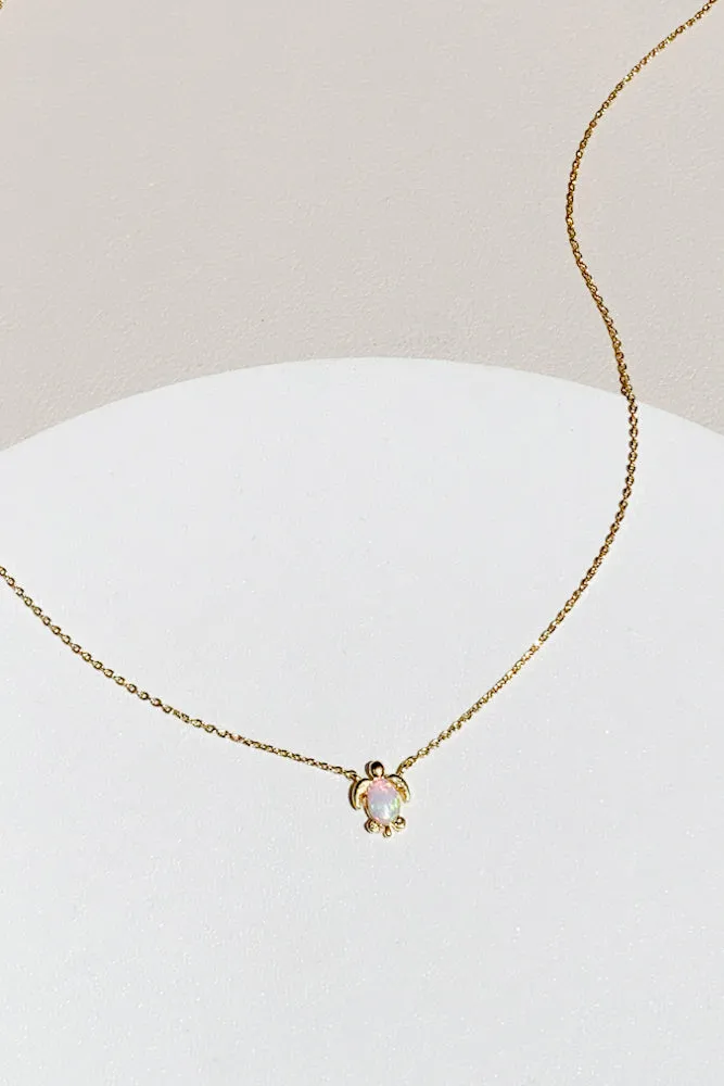 Tortoise Opal Necklace