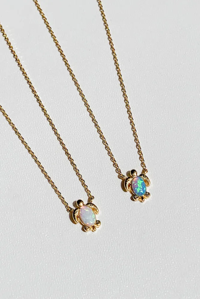 Tortoise Opal Necklace