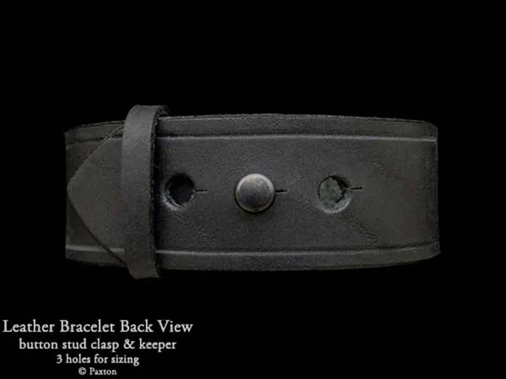 Tree Frog 2 Bracelet Sterling Silver on Genuine Leather