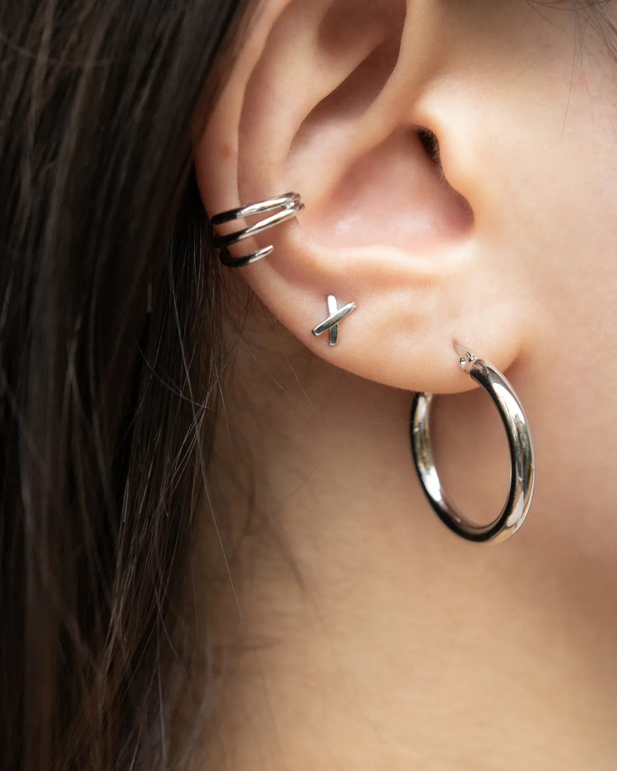 TRIAD Ear Cuffs in Silver