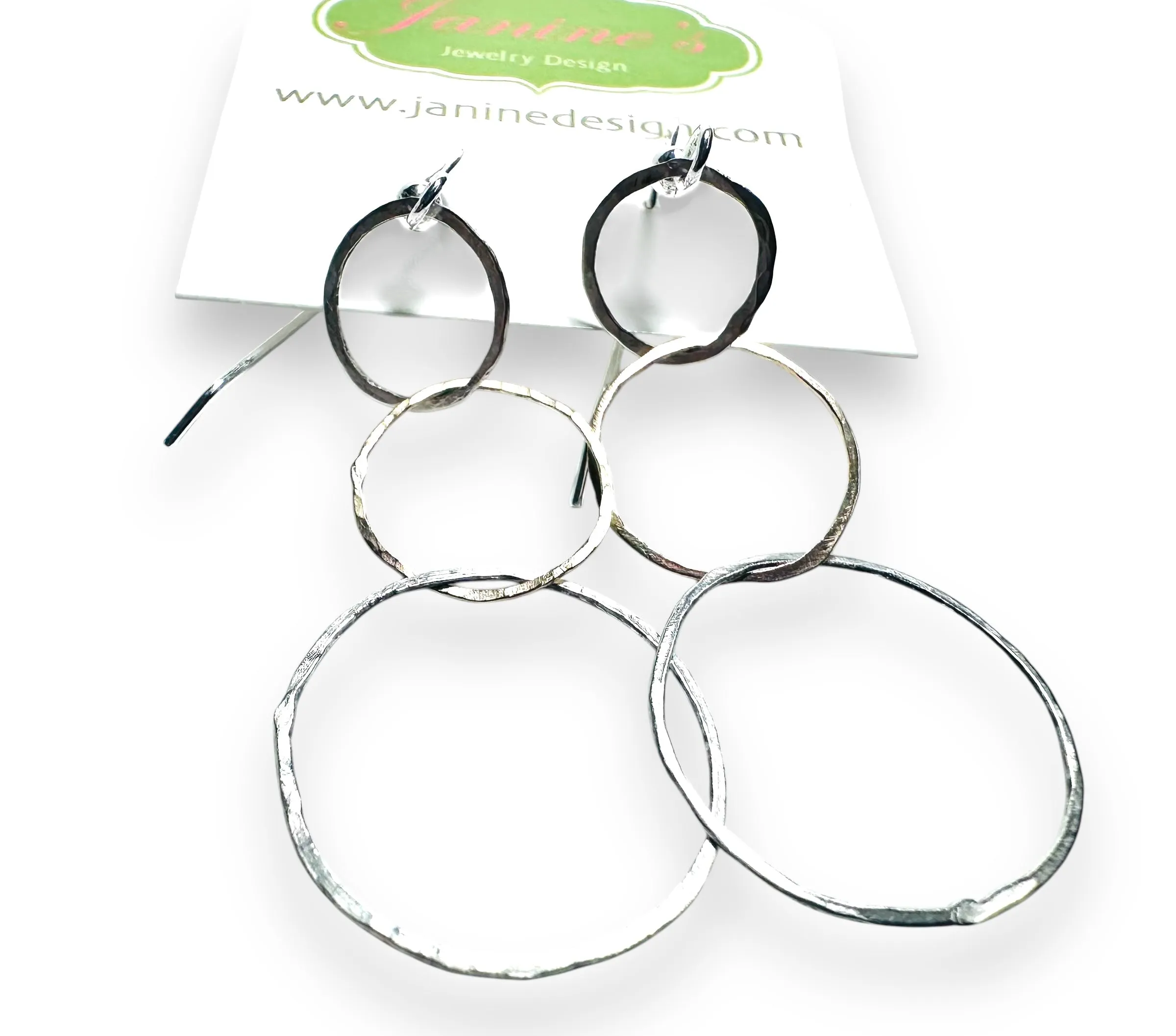 Triple Circle Earrings