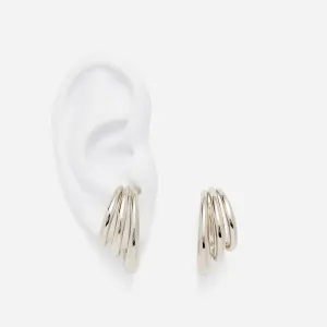 Triple Lair Ear Cuff in Silver