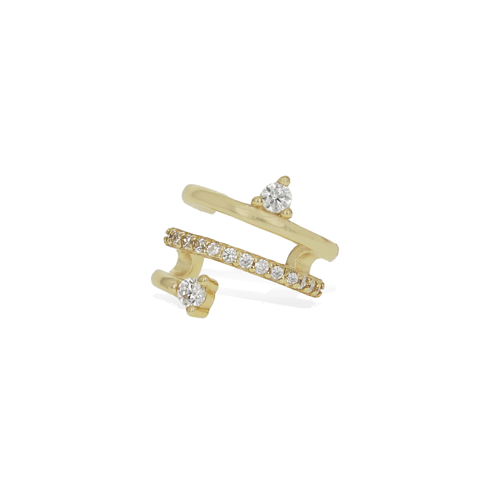 Triple Wrap Ear Cuff