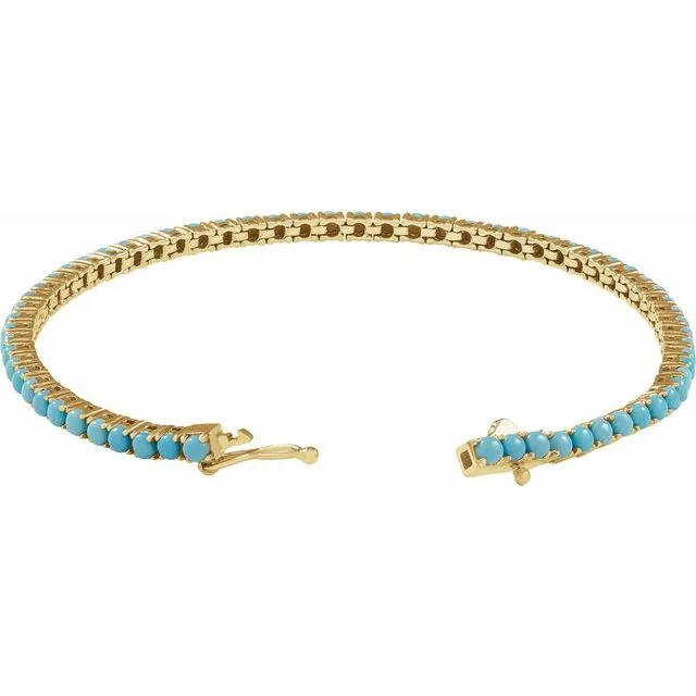 Turquoise Tennis Bracelet