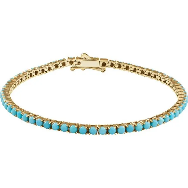 Turquoise Tennis Bracelet