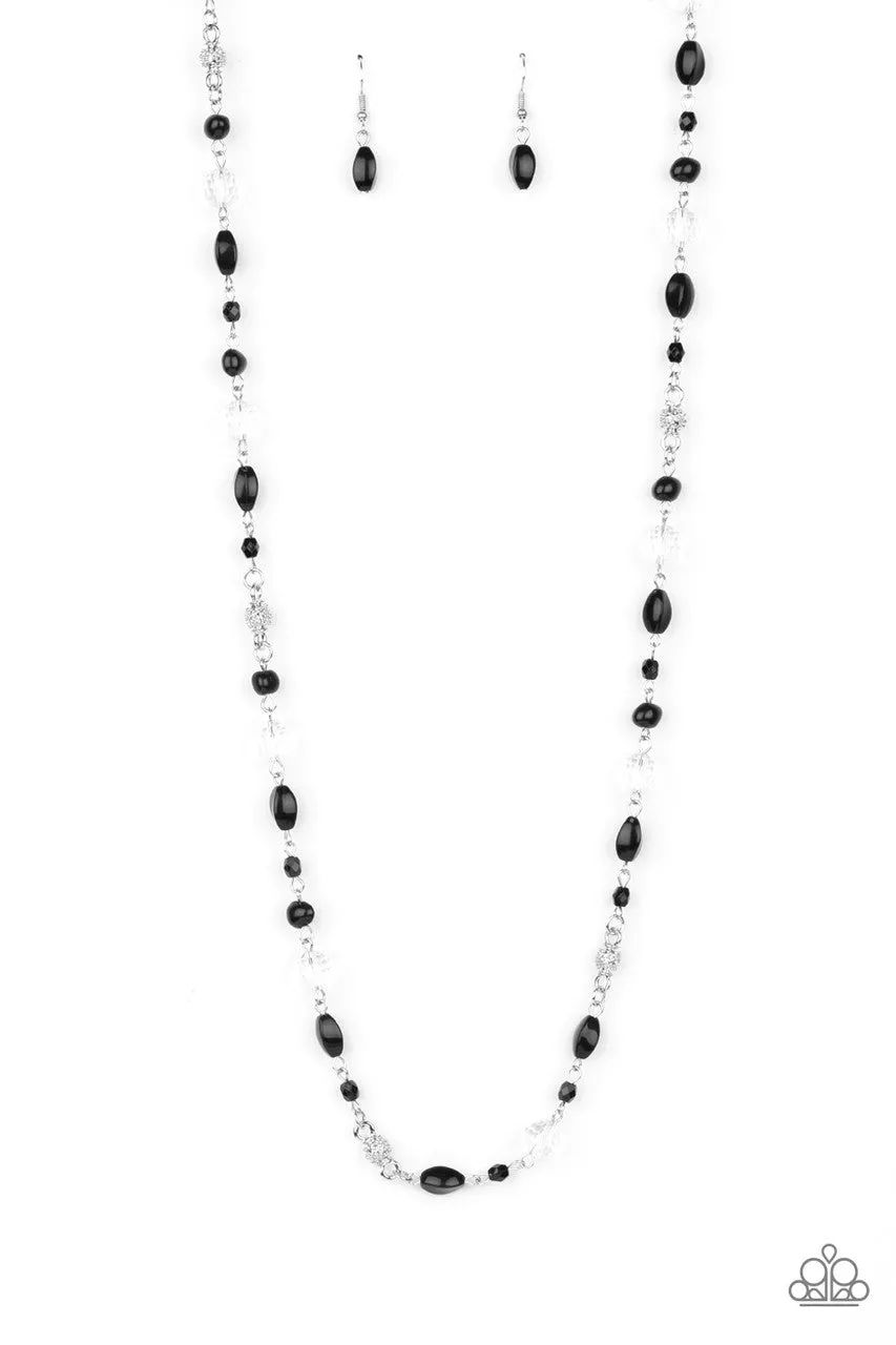 Twinkling Treasures Black Paparazzi Necklace