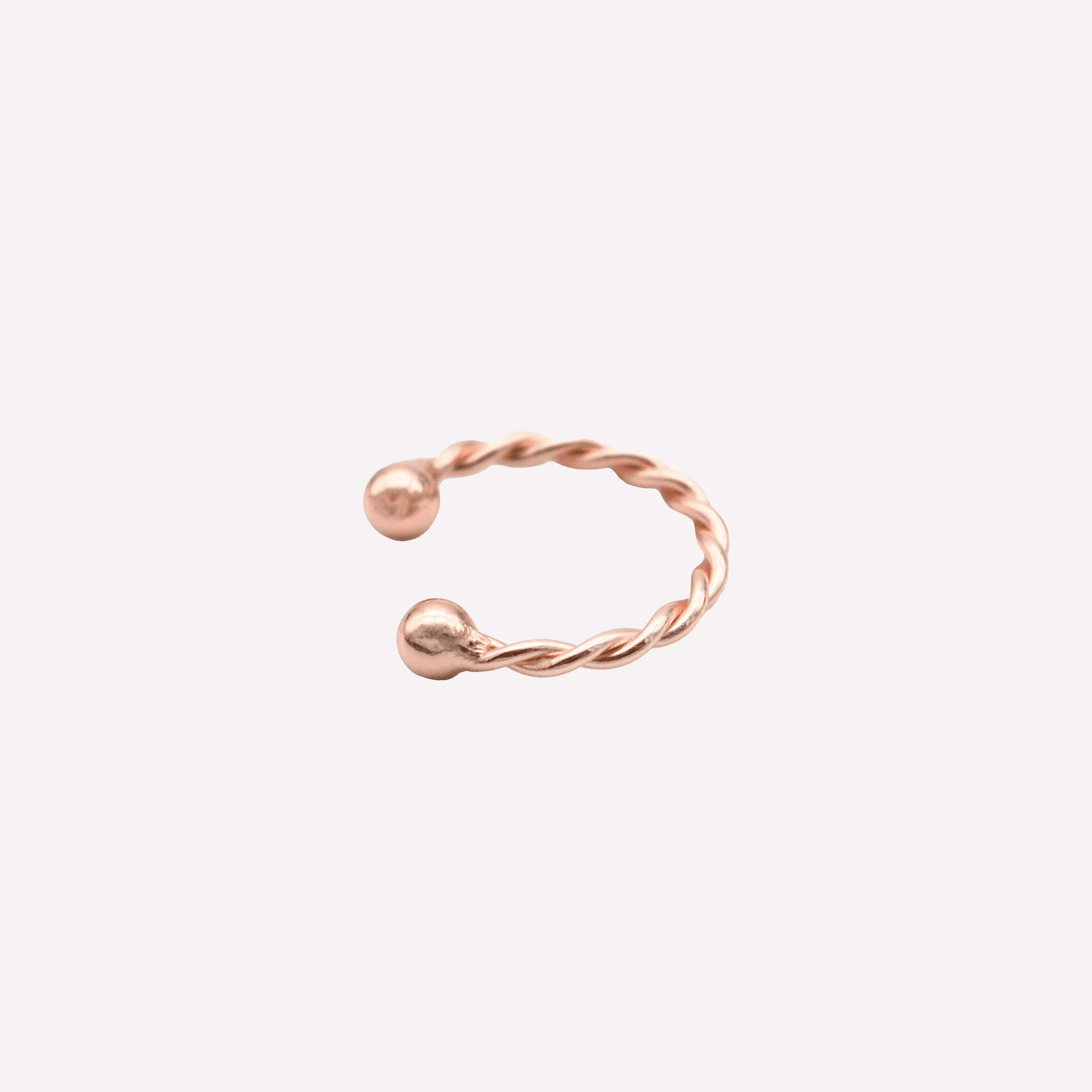 TWIST EAR CUFF CLIP-ON EARRING