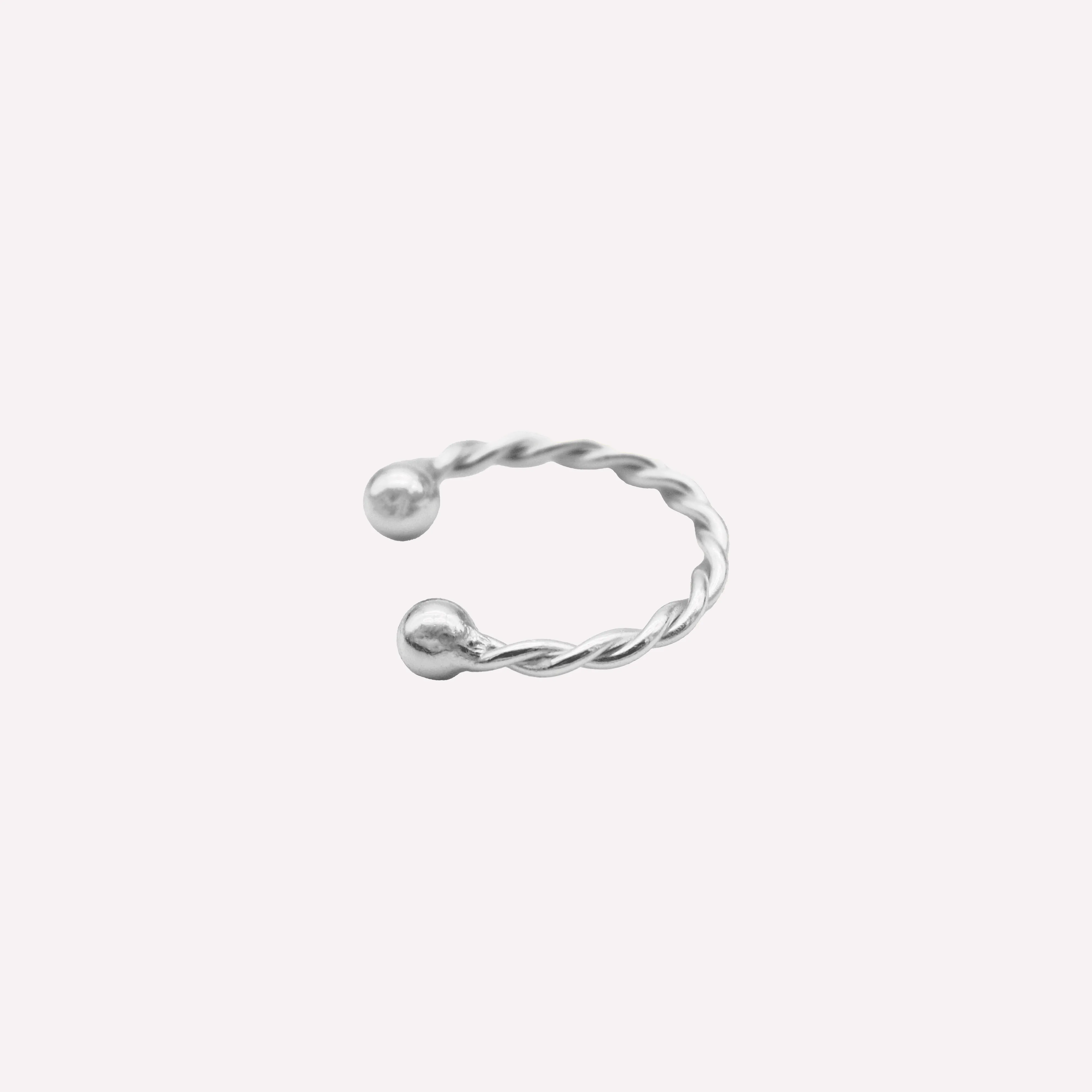 TWIST EAR CUFF CLIP-ON EARRING