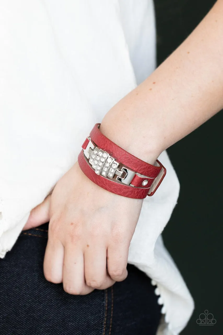 Ultra Urban Red Paparazzi Bracelet