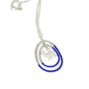 University of Kentucky Rhinestone Long Necklace