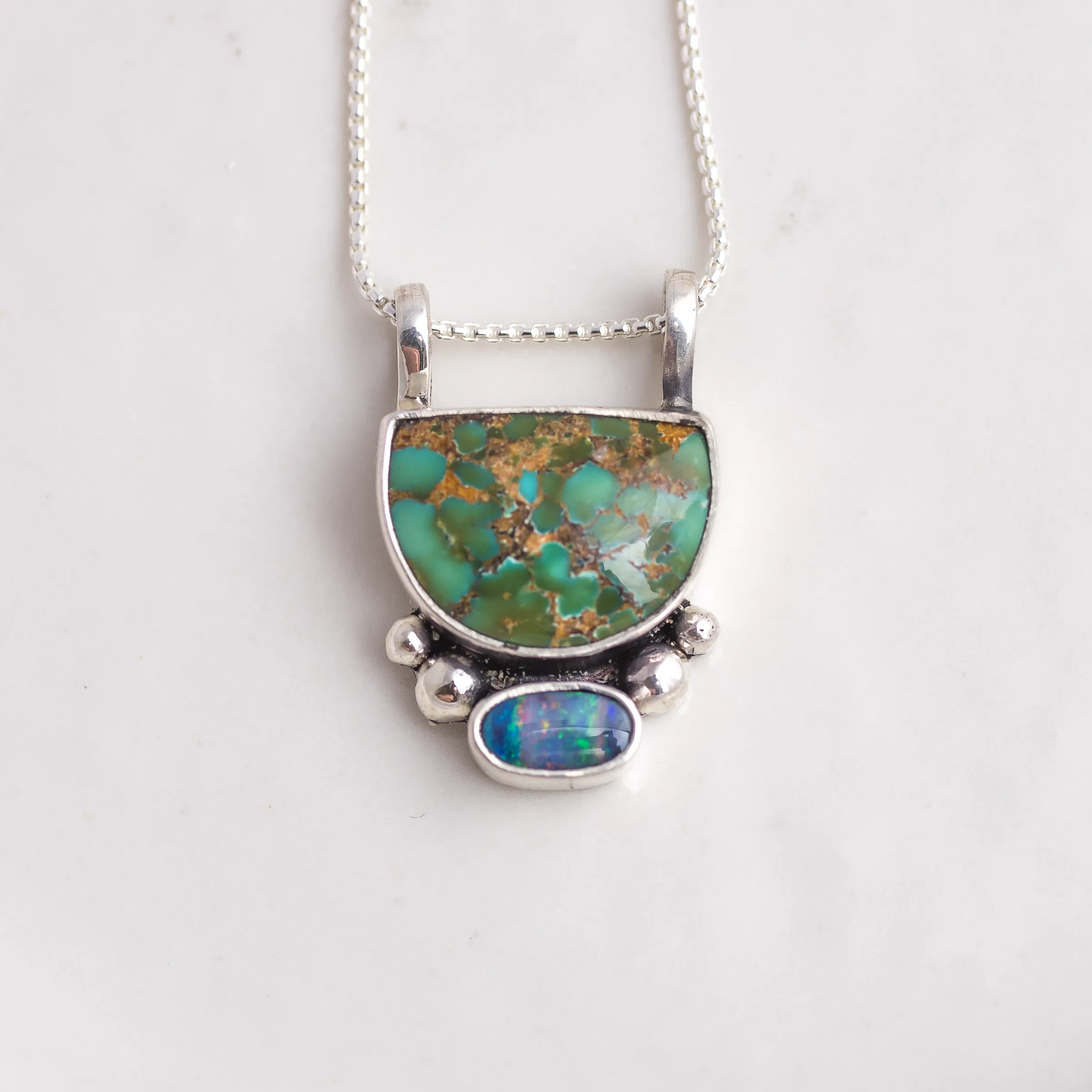 Valley Necklace ◇ Turquoise   Australian Opal