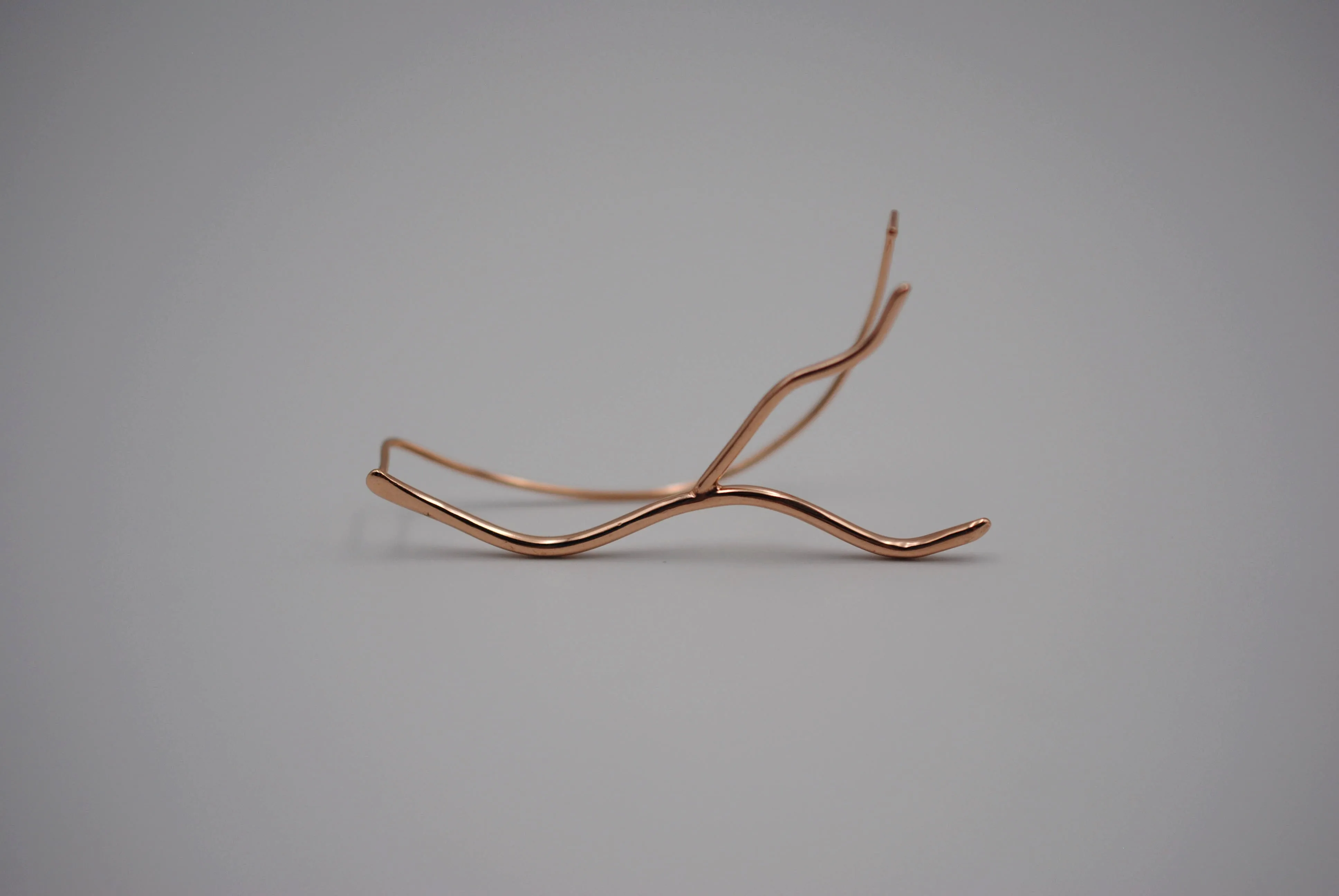 Vine Rose Gold Roots Ear Climbers