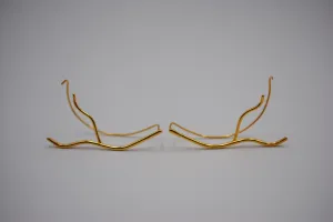 Vine Yellow Gold Roots Ear Climbers