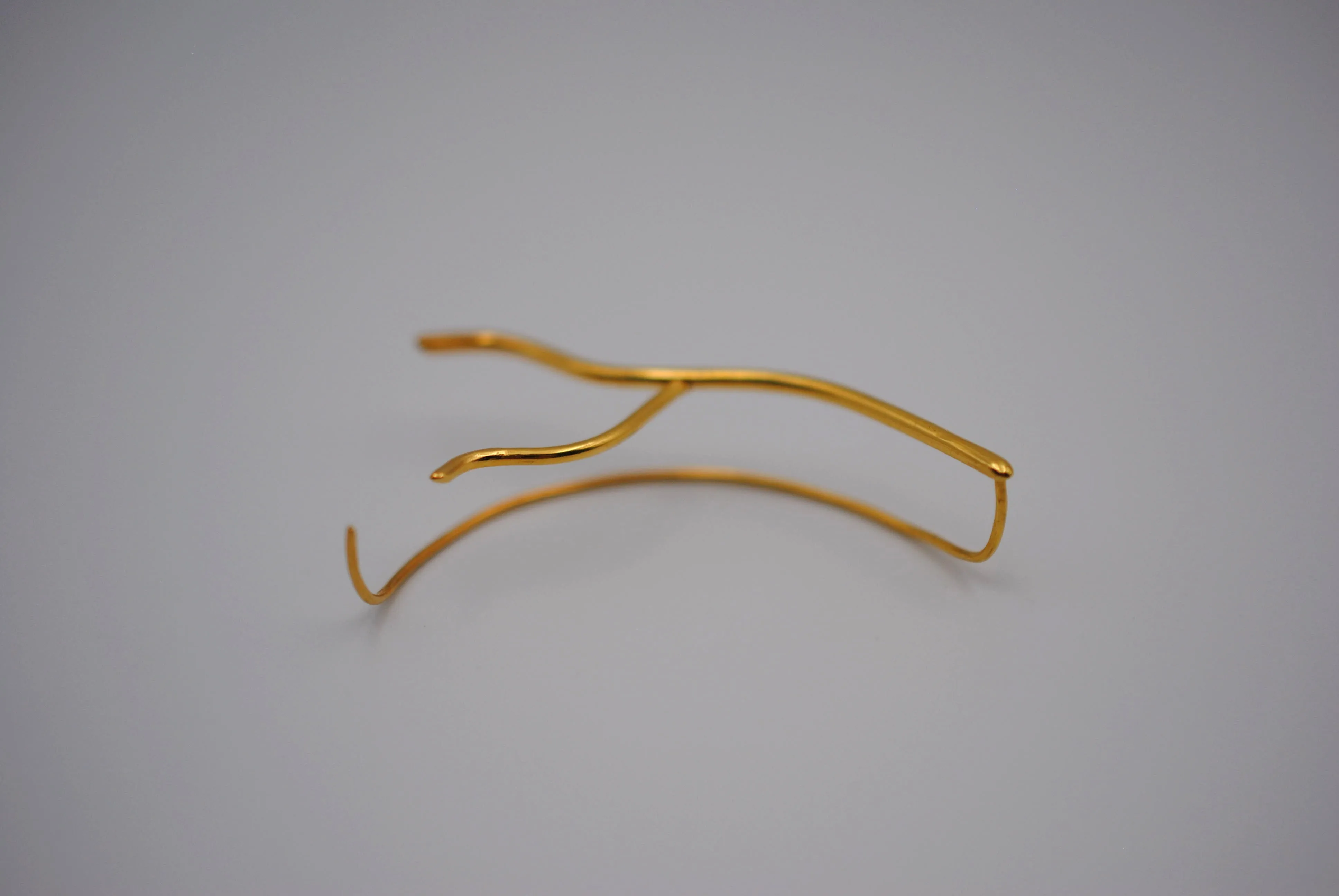 Vine Yellow Gold Roots Ear Climbers