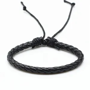 Vintage Leather Woven Bracelets Men Women Casual Gift Jewelry
