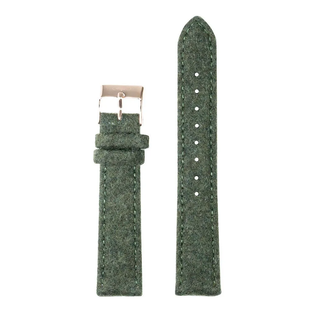Waidzeit Barrique Alpine Women white with grey Merino wool strap