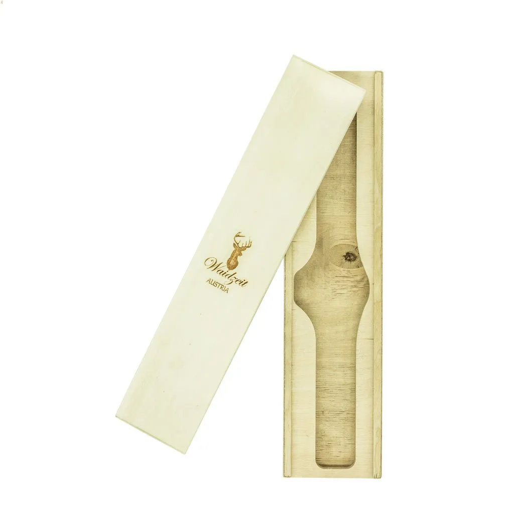 Waidzeit Barrique Alpine Women white with grey Merino wool strap
