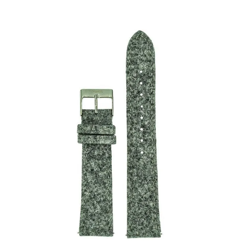 Waidzeit Barrique Alpine Women white with grey Merino wool strap