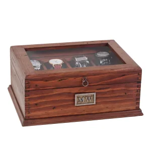 Watch Box for 8 Watches with secret compartment