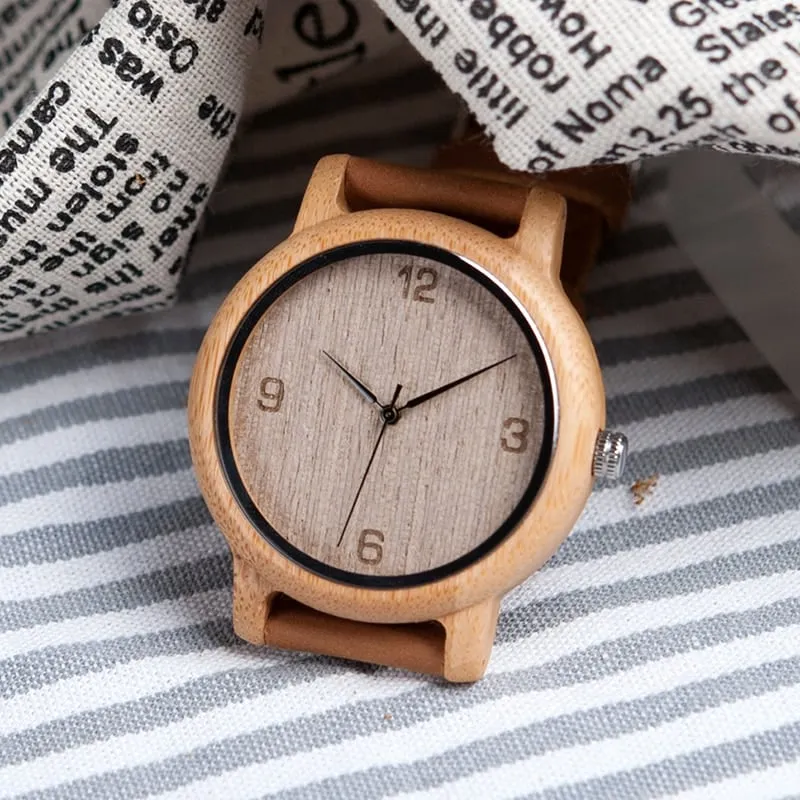 Women's Brown Genuine Leather Watch
