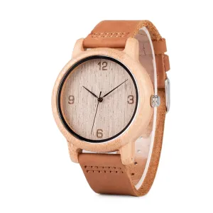 Women's Brown Genuine Leather Watch