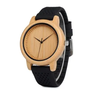 Women's Round Shaped Mechanical Silicone Watch