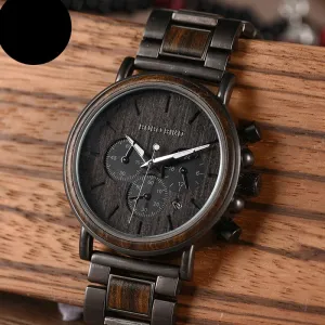 Wooden Mens Watch Luxury Stylish