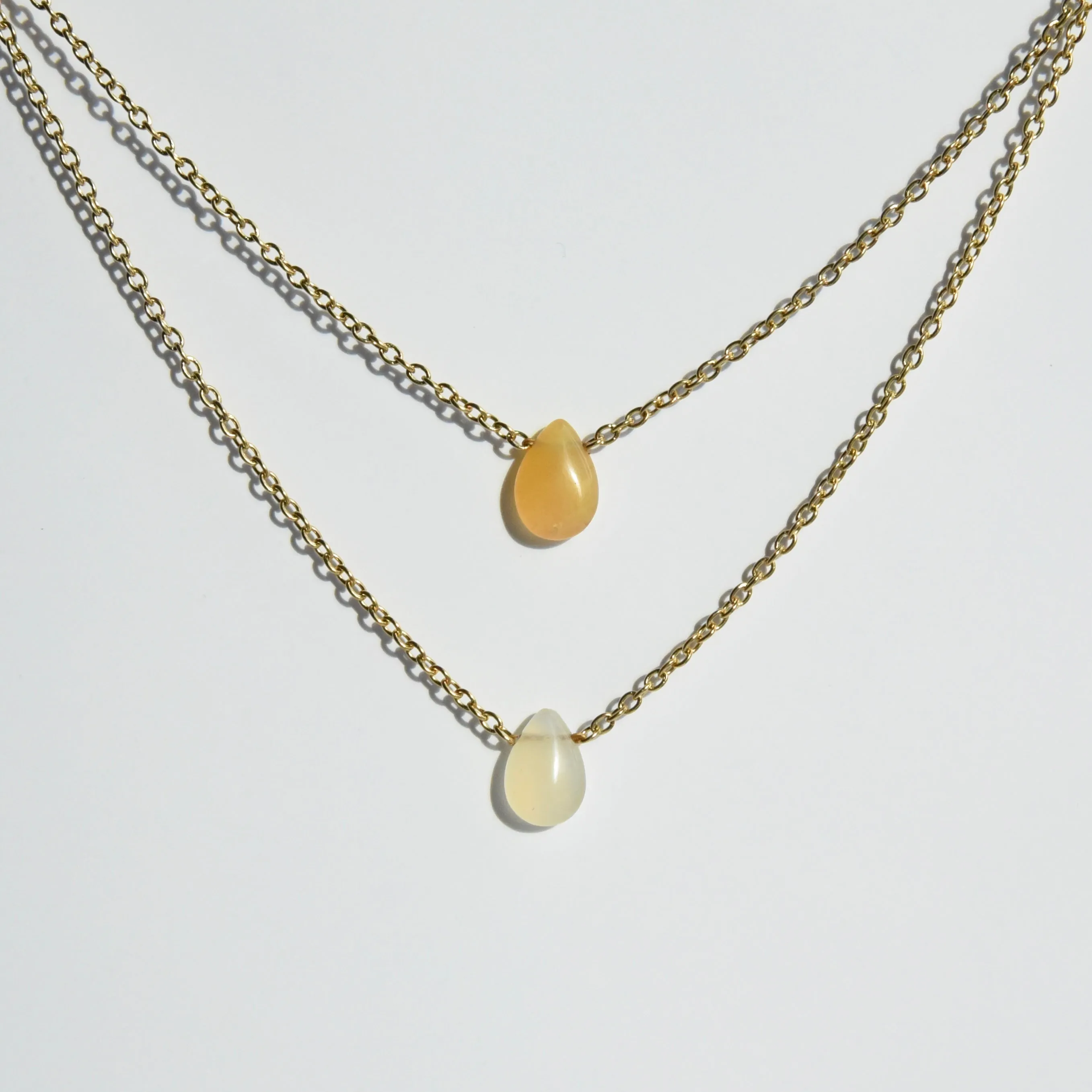Yellow Opal Necklace