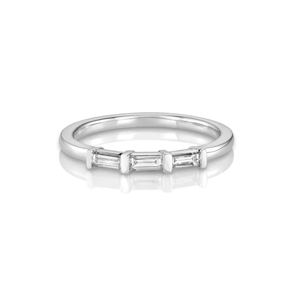 Yours only - Baguette Line Diamonds Ring